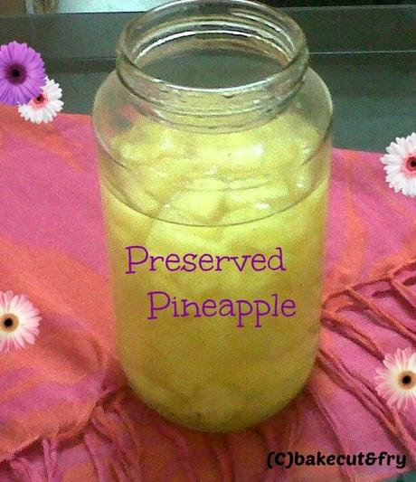 How to make Sweetened Canned Pineapple at home
