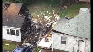 Plane Hits Connecticut Homes: Three Missing (Video & Photos)