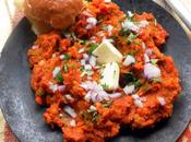Bhaji Mumbai Classic Spicy Vegetables with Butter Fried Bread