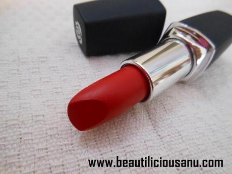 Lipstick Challenge Day 1 : Chambor Powder Matte Lipstick Rubis Rouge