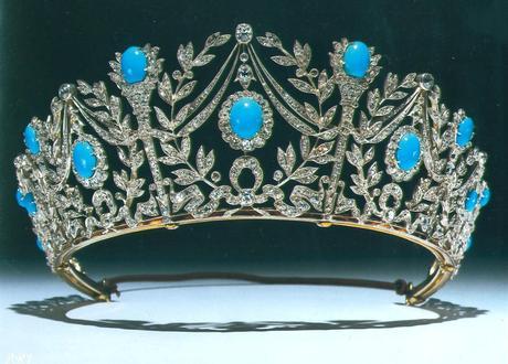 Princess Margaret Persian Turquoise Tiara
