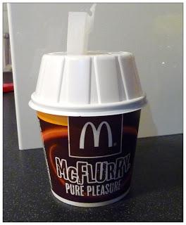 McDonalds Galaxy McFlurry with Caramel