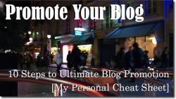 promote your blog