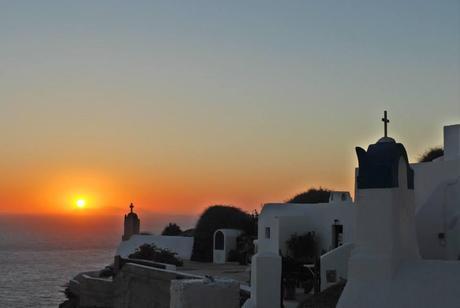 Perfect Sunsets in Santorini