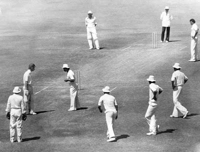 UNFORGETTABLE GESTURE: England's Bob Taylor is recalled by Indian skipper G.R. Viswanath in the Golden Jubilee Test at Bombay in 1980