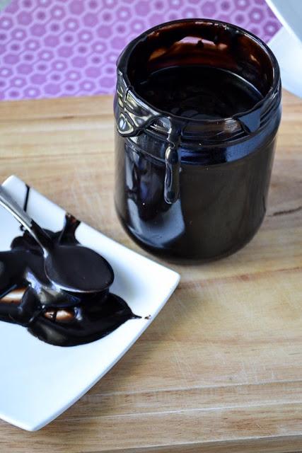 Hot Fudge! Dark Chocolate Peanut Butter Hot Fudge