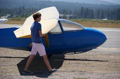 First Glider Lesson (with Soar Truckee, in Truckee / Lake Tahoe, CA)