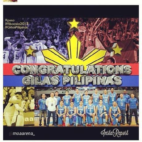 Congratulations Gilas Pilipinas - Runner Up 27th FIBA Asia Championship