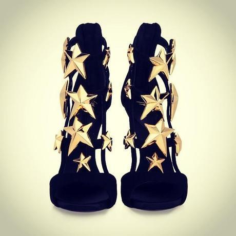 Today’s Object of Desire: Giuseppi Zanotti Star Sandals #giuseppizanotti  #shoes #ood #object of desire