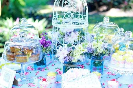 A Garden Party Morning Tea for a Naming Ceremony by Sugar Buzz Dessert Tables and Lolly Buffets