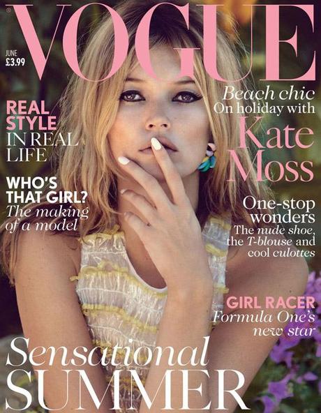 KATE MOSS Summer Retro for Vogue UK