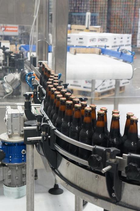 Fresh Bottles Coming off the line at Cigar City Brewing