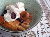 Banana, Cherry, Roasted Cinnamon Bread Pudding