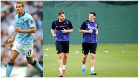 Fernandinho's direct competitors at Manchester City - Jack Rodwell, Javi Garcia & Gareth Barry