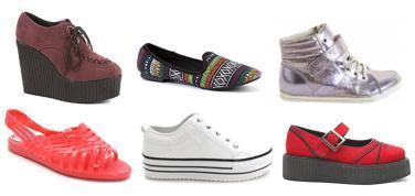 tuesday shoesday 90s fashion footwear trend 2013 flatform trainers jelly shoes