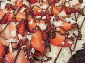 Chocolate Strawberry Coconut Pudding Tart… BLOGIVERSARY!
