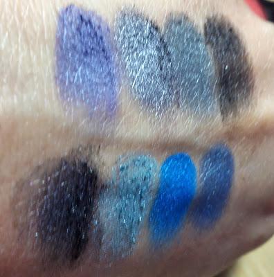 BH Cosmetics Party Girl Eye Shadow Palette Swatches