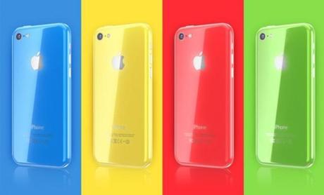 Different colors of iPhone 5C