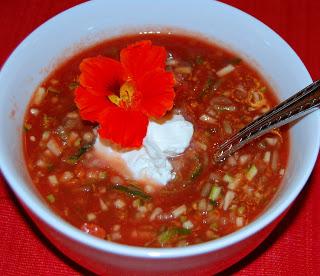 Tribute to Dad Gazpacho