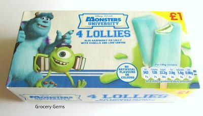 Disney Monsters University Ice Lollies