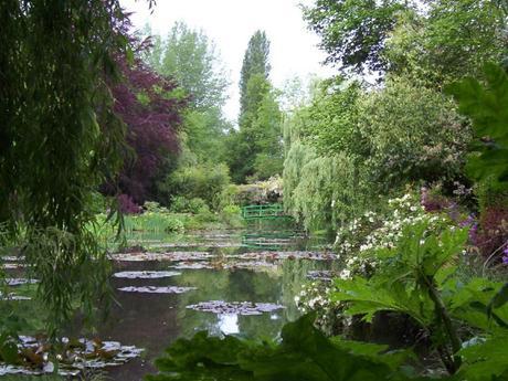 Water reflections - Claude Monet Water Lily Pond in Giverny - France