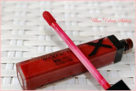 MAX FACTOR : MAX EFFECT GLOSS CUBE - 09 WILD CHERRY - REVIEW AND SWATCHES