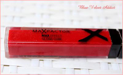 MAX FACTOR : MAX EFFECT GLOSS CUBE - 09 WILD CHERRY - REVIEW AND SWATCHES