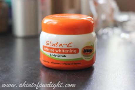 Quick Review: Gluta C Intense Whitening Body Scrub