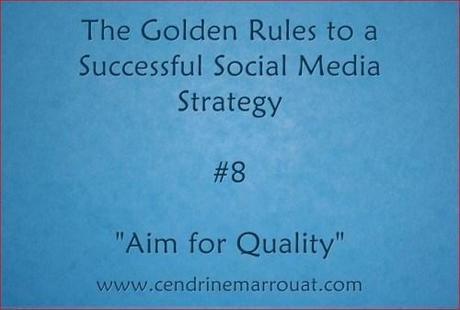 Golden rule social media strategy 8