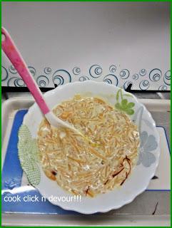 Semiya payasam(Vermicelli kheer)