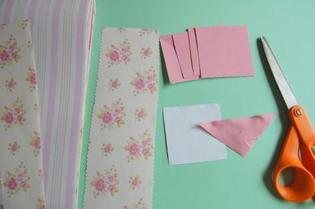 Fun summer Crafts - Adhesive Fabric Paper Flowers Tutorial Hairband