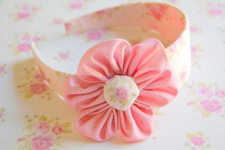 DIY fabric flower tutorial 