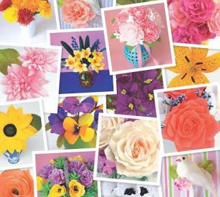 CuteEverthing.com review on Crepe Paper Flowers Tutorials DIY  wedding flowers on