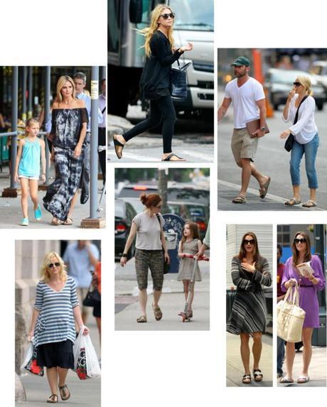 Celebs wearing Birkenstocks