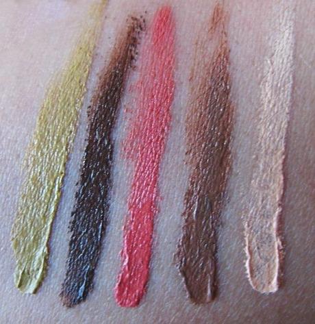 Maqpro fard creme foundation pp02 swatch1 Maqpro Fard Creme Palette PP02 Swatches