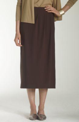 Wearever long wrap-style skirt