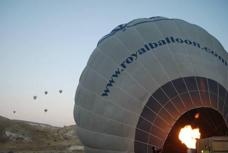 Setting Up the Balloon in Cappadocia