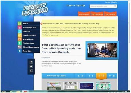 PowerMyLearning Educational Website Review