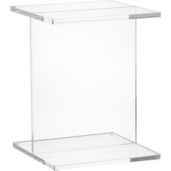 clear side table