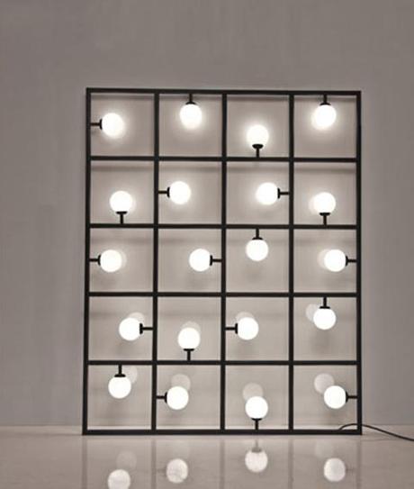 Squares floor wall lamp by Atelier Areti