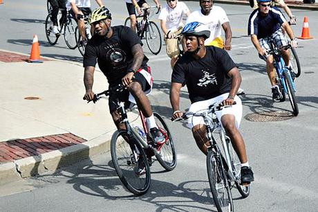 Chris Paul on Bike