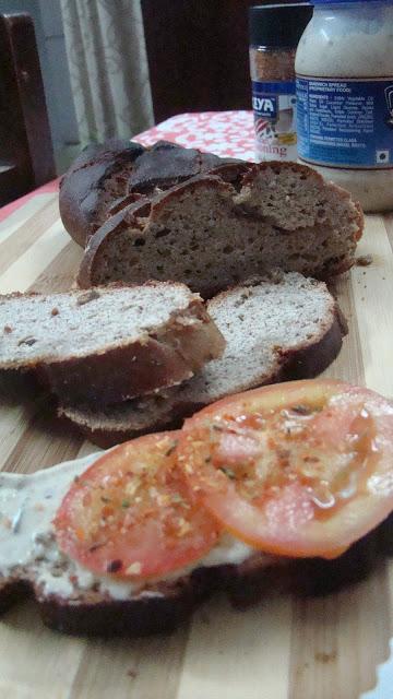 Bajra,Ragi and Whole Wheat Baguette-Low Glycemic Index anyone?