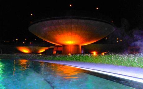 Levitating pools at AQUA DOME in Ötztal, Austria