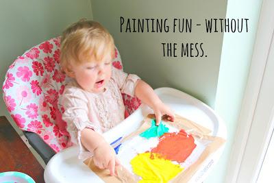 Mess free painting fun!
