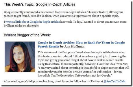 in-depth articles on Google featured on blogworld