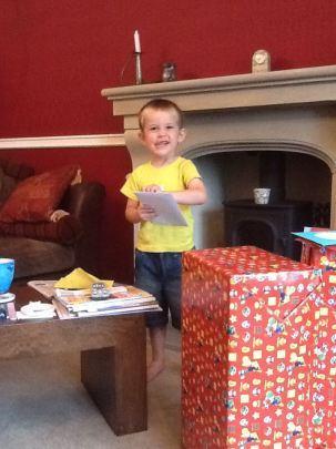 E 4 Little Mr A is 5! Yes, 5!