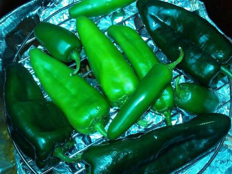 Hot Peppers In the Smoker