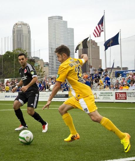 Riverhounds and Kickers Finish Even at one at Highmark Stadium