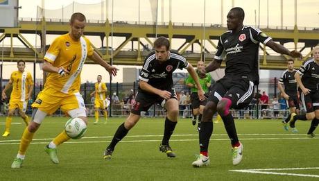 Riverhounds and Kickers Finish Even at one at Highmark Stadium