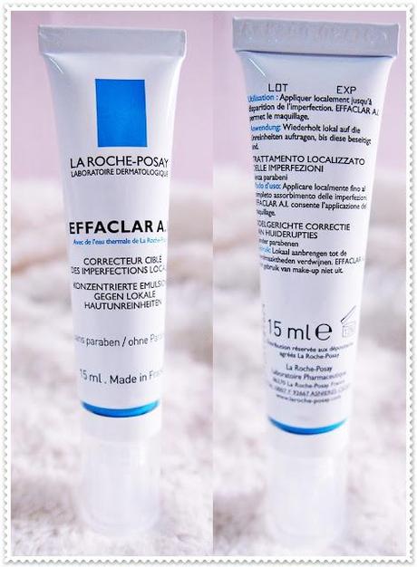 Review on La Roche Posay: Effaclar A.I. Targeted Breakout Corrector